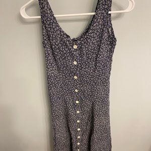 DBY Vintage Floral Button Up Dress